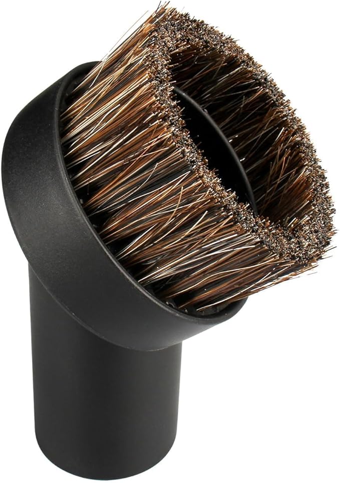 Round Dust Brush For Shark Vacuum Attachments - Vacuum Brush Attachment - 25mm Soft Horse Hair 1.25" Vacuum Attachment & Brushes Replacement for Most Vacuum Cleaners Accessories