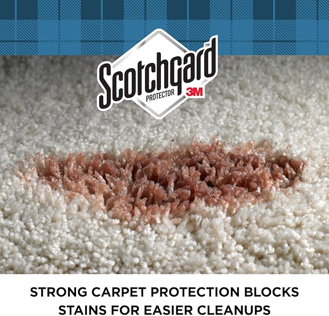 Scotchgard Rug & Carpet Protector, Carpet & Rug Protector Blocks Stains During Spring and Summer Gatherings, Fabric Protector Makes Cleanup of Stains from Muddy Footprints Easier, 14 oz(Pack of 6)