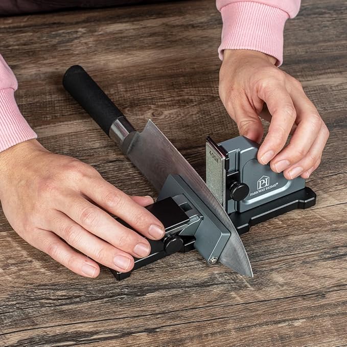 Replacement Whetstone Plates Set – Includes 3 Plates: #400, #800, and #1000 Grit for Precision Sharpening & Honing - Compatible Only with Parkway Home Adjustable Rolling Knife Sharpener