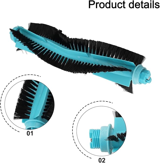 7PCS Vacuum Cleaner Accessories For Cecotec For Conga 5090 5490 5690 6090 6490 7090, Side Brush, Main Roller Brush, Dust Removal Filter, Robot Vacuum Spare Parts