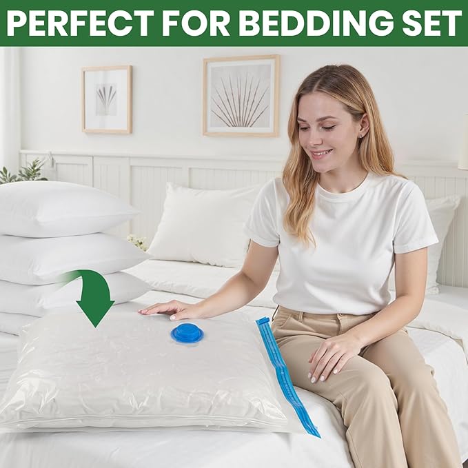 Vacuum Storage Bags,30Pack Vacuum Seal Bags with Electric Air Pump,Vacuumm Seal Bag for Clothing,Travel,Clothes,Comforters,Blankets,Pillows-6 Jumbo+6 Large+6 Medium+6 Small+6 Roll Up Space Saving Bag