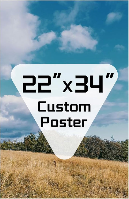 ZXDZSM Personalized Custom Canvas Poster(Unframe,22"X34"): Upload Your Image/Photo - Custom Personalized Photo to Poster Printing, Wall Art Prints ﻿