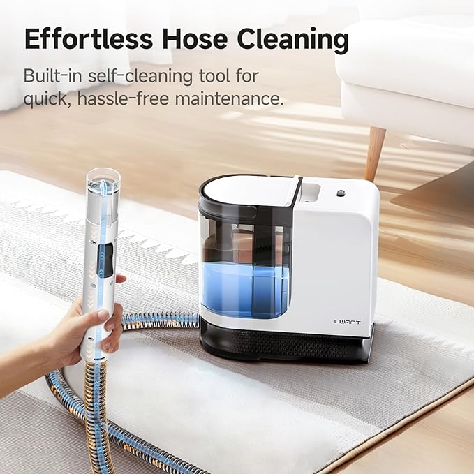 uwant 18Kpa Portable Carpet Cleaner Powerful Suction Upholstery Cleaner Machine for Pet, Spot Cleaner with Specialty Tools Spot Cleaner for Car, Couch, Rug, Sofa, Furniture