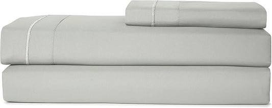 CASUAL LIVING Twin XL Sheets Set 3 Piece Cooling Sheets with 1 Pillowcase Soft Microfiber Hypoallergenic Washable Bed Set Deep Pocket Lightweight Bedding for College Dorm Essentials, Sage Green