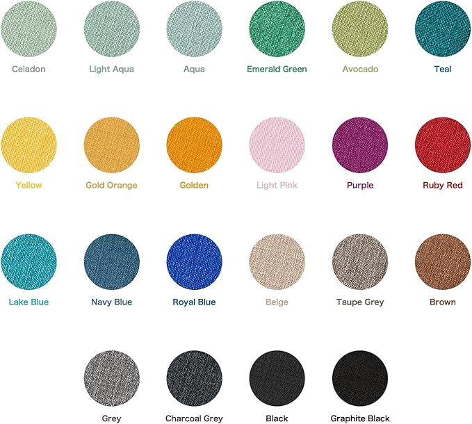 BALCONY & FALCON Small Square Tablecloth Washable Wrinkle Resistant and Water Proof Table Cloth Decorative Linen Tablecloths for Bedside End Table Bedroom Nightstand (Ruby Red, 35x35)