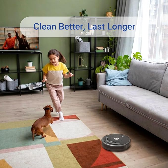 Replacement Parts Accessories for iRobot Roomba J Plus Series J5+ J6+ J7+ J8+ J9+ Vacuum Cleaner Attachment Kit,1 Main Brush, 2 Dirt Bag, 5 Side Brush, 5 Filter, 1 Caster Wheel (Not for Combo J7+/J9+)