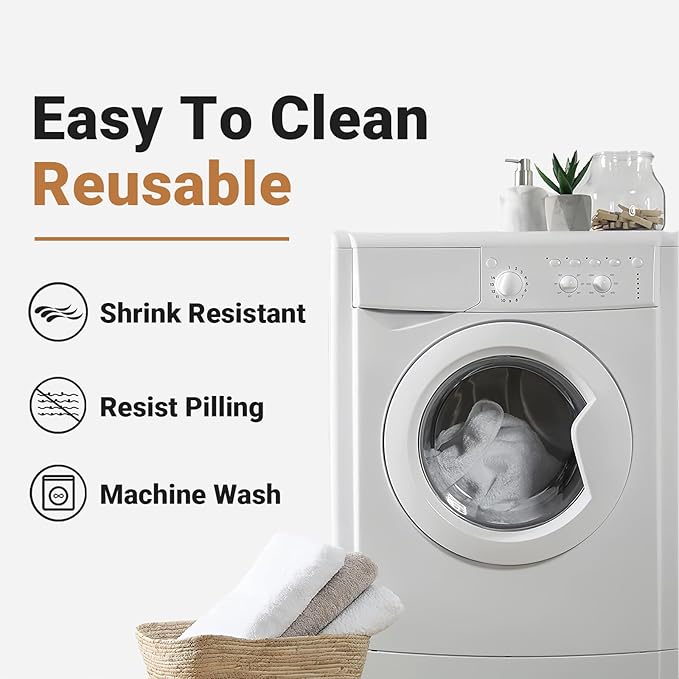 Textured Table cloth for Rectangle table, Heavy Duty Farmhouse Tablecloth Solid Cotton Linen Waterproof Wrinkle Free Burlap Tables Cover for Kitchen Dining,Party, Ivory 55''x120'',10-12 Seats