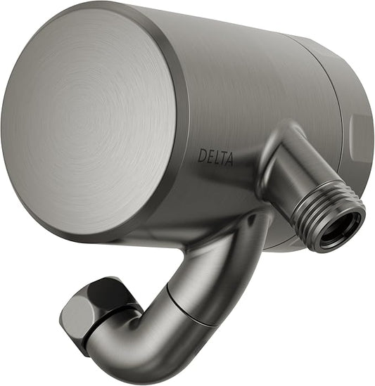 Delta Faucet Clarifi Premium Shower Filter Attachment with Filter, Hard Water Shower Filter, Shower Head Filter, Black Stainless 5SF100-KS