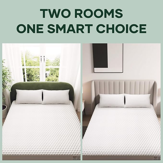 OhGeni 100% Waterproof Twin-2 Pack Mattress Protector, Fitted Sheet with Stretchable Pockets, Deep Sleep Noiseless Soft. Breathable Cooling Hypoallergenic Material, Bed Cover for Mattress