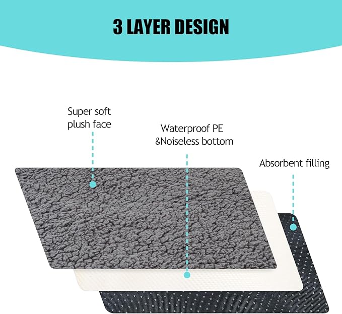 Dog Bed Cover Replacement Washable,Crate Pad Cover with Zipper,Oxford Dog Bed Sheets,Pet Bed Cover Hair Easy to Remove (Gray #2, 35 * 44 * 6inch)