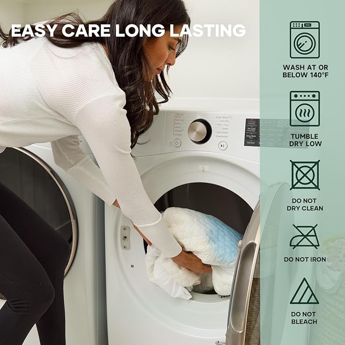 OhGeni 100% Waterproof Mattress Protector, California King Size Mattress Pad, Fits 6"-20" Mattresses with Deep Pocket, Cooling, Breathable Fitted Sheets, Soft Bed Cover, Noiseless, Machine Washable