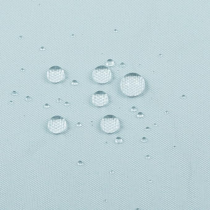 ALYVIA SPRING Waterproof Fabric Shower Curtain Liner, Washable Cloth Shower Curtain for Bathroom - Standard Size 72x72, Blue