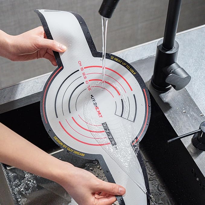 GUYDREMAT Silicone Bread Sling for Dutch Oven - Heat Resistant Over 500F, Non-Stick Reusable Baking Tool for Artisan Bread and Sourdough, Food-Grade Silicone, Fits 3-7 Quart Ovens, Easy Lift Design