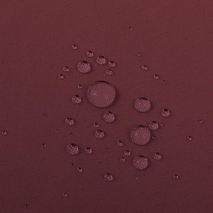 ALYVIA SPRING Burgundy Red Fabric Shower Curtain Liner Waterproof - Soft Hotel Quality Cloth Shower Liner with 3 Magnets, Light-Weight & Machine Washable - Standard Size 72x72, Burgundy