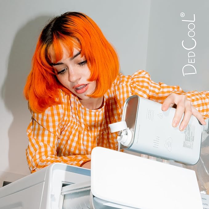 DedCool Liquid Laundry Dedtergent | Xtra Milk | Luxurious Fragrance Detergent | Removes Stains | Infused with Natural Essential Oils | Non-Toxic | 60 Washes | 32 fl oz