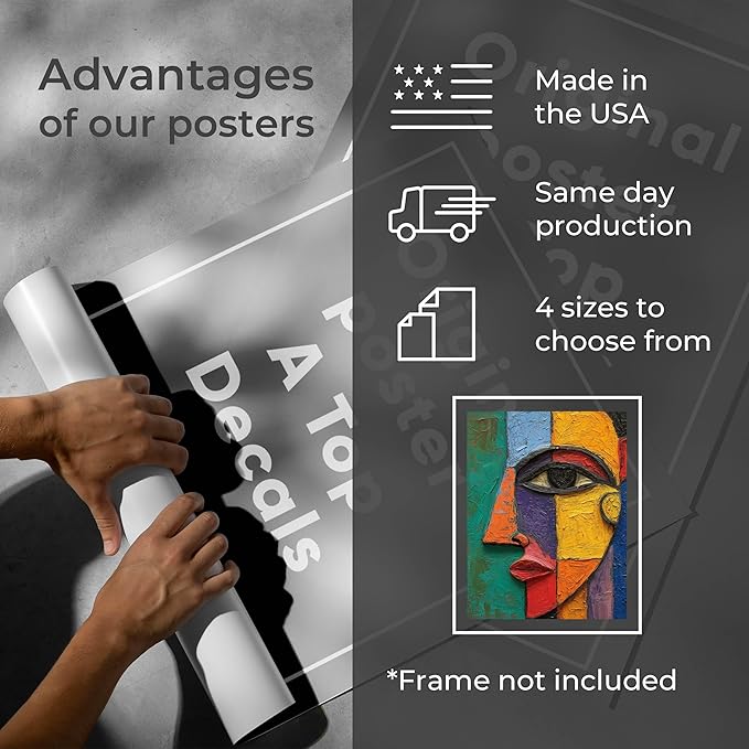 Large Abstract Wall Art - Pablo Picasso Style Print - Picasso Style Poster - Picasso Style Art Print - Pablo Picasso Style Art