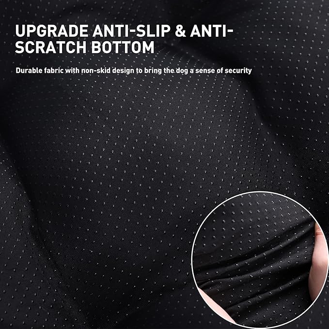 KSIIA Washable Dog Bed Deluxe Plush Dog Crate Beds Comfy Kennel Pad Anti-Slip Pet Sleeping Mat for Large, Jumbo, Medium, Small Dogs Breeds, 23" x 18", Pink