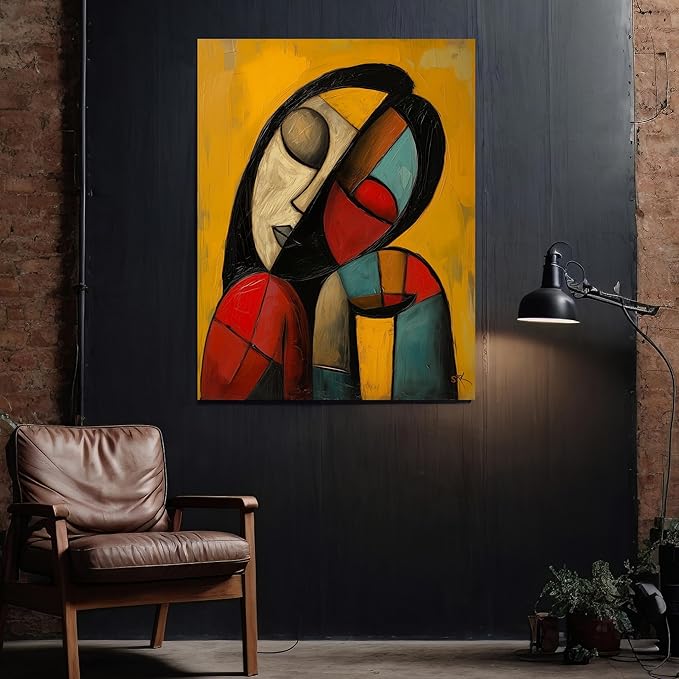Large Abstract Wall Art - Art Poster Prints - Pablo Picasso Style Prints - Art Posters And Prints - Picasso Style Wall Art, stiker_16