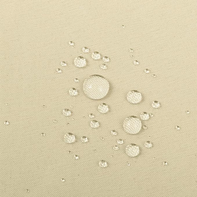 ALYVIA SPRING Extra Long Fabric Shower Curtain Liner Waterproof - 72" x 96", Soft & Lightweight X-Long Shower Curtain with 3 Magnets, Machine Washable - 72x96, Cream