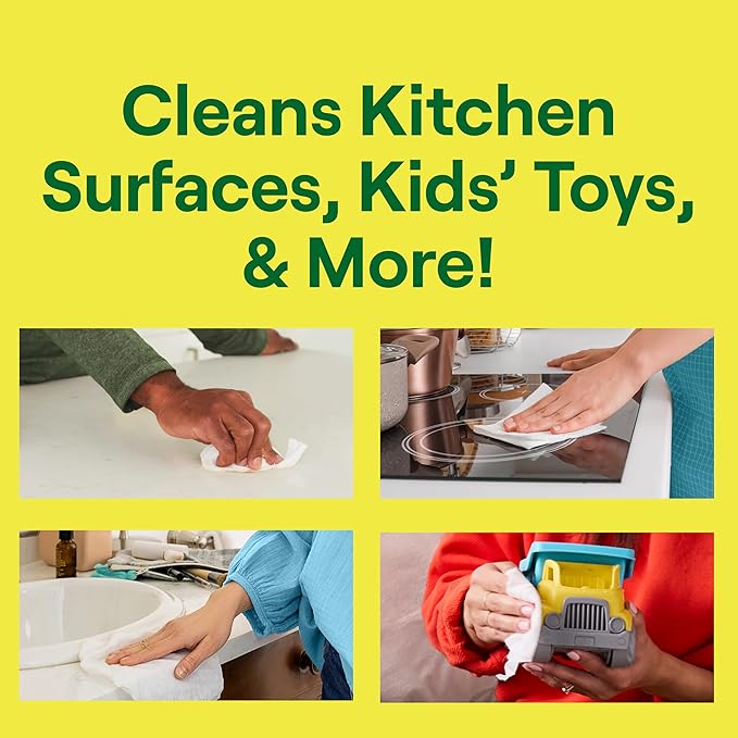 Seventh Generation All Purpose Cleaning Spray Surface Cleaner Lemon Chamomile scent Cuts Grease 23 oz, Pack of 4