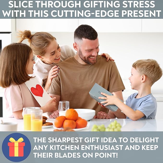 Rolling Knife Sharpener with Adjustable 10° to 40° Options and Adjustable Grinding Height, Knife Sharpener Kit, Roller Knife Sharpening System