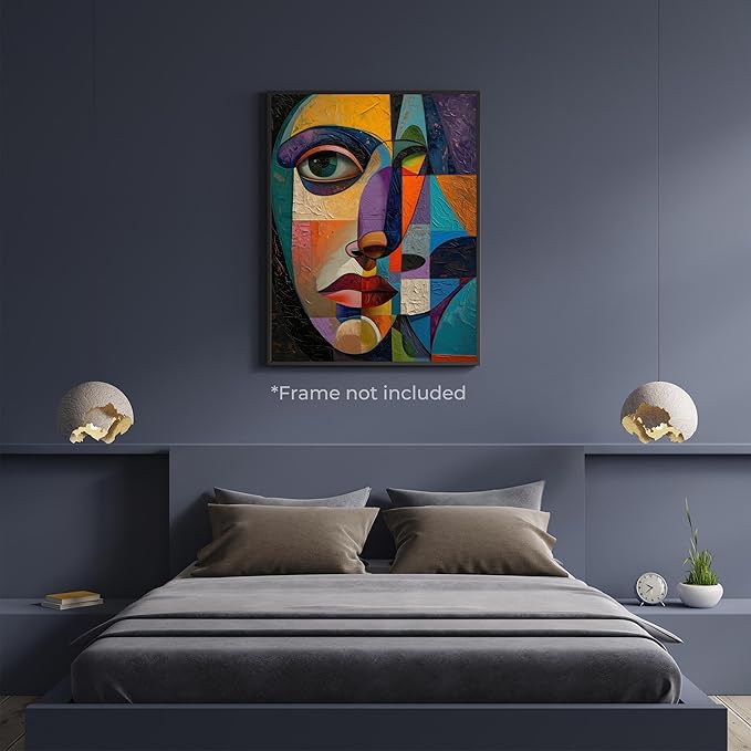 Art Poster Prints - Painting Poster - Pablo Picasso Style Poster - Large Abstract Wall Art - Pablo Picasso Style Wall Art