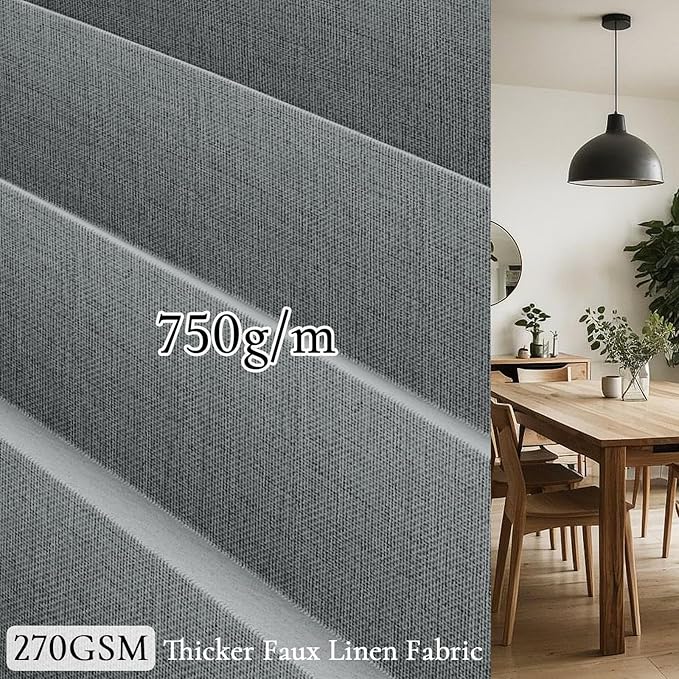 100% Blackout Memory Trained Pleated Curtains with Magnetic Closure, Room Darkening Window Curtain 84 inch for Living Room Bedroom, 1 Panel, W45 x L84, Grey