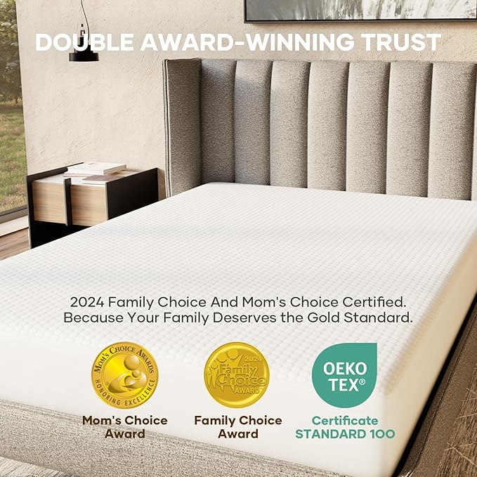 Ohgeni 100% Waterproof Mattress Protector, Queen Size-2 Pack, Fitted Sheet with Stretchable Pockets, Deep Sleep Noiseless Soft. Breathable Cooling Hypoallergenic Material, Mattresses Cover for Bed