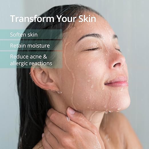 Aquasana Shower Filter | Dermatologist-recommended for softer, healthier skin & hair | Proven to reduce 90% of chlorine for 6 months | WaterSense Certified | Handheld wand shower head | AQ-4105-E