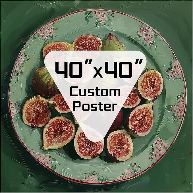 ZXDZSM Personalized Custom Canvas Poster(Unframe,40"X40"): Upload Your Image/Photo - Custom Personalized Photo to Poster Printing, Wall Art Prints ﻿