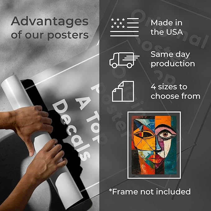 Picasso Style Poster - Pablo Picasso Style Poster Wall Art - Piccaso Style Poster - Pablo Picasso Style Art - Pablo Picasso Style Prints