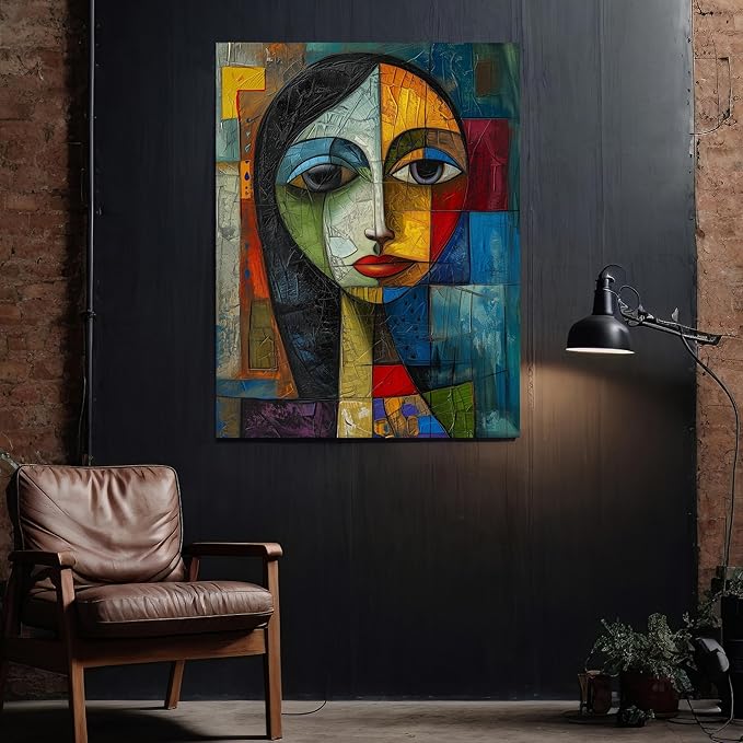Art Poster Prints - Picasso Style Poster - Large Abstract Wall Art - Picasso Style Art Poster - Painting Posters - Picasso Style Art Print