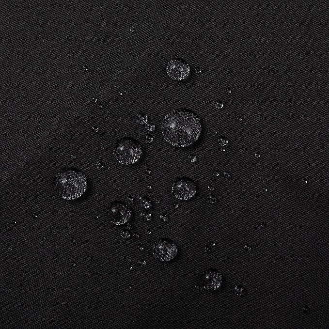 ALYVIA SPRING Extra Long Fabric Shower Curtain Liner Waterproof - 72" x 96", Soft & Lightweight X-Long Shower Curtain with 3 Magnets, Machine Washable - 72x96, Black