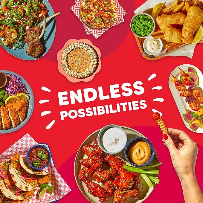 Instant Pot 4QT Vortex Plus 6-in-1 Mini Air Fryer, Custom Program Options, Crisps, Broils, Roasts, Dehydrates, Bakes, Reheats, 100+ In-App Recipes, Stainless Steel,4 Quarts