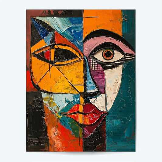 Picasso Style Poster - Pablo Picasso Style Poster Wall Art - Piccaso Style Poster - Pablo Picasso Style Art - Pablo Picasso Style Prints