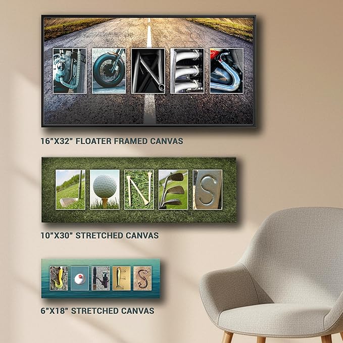 Block Mount - Personalized Baseball Name Art Print for Man cave, Boys Room, or Office!